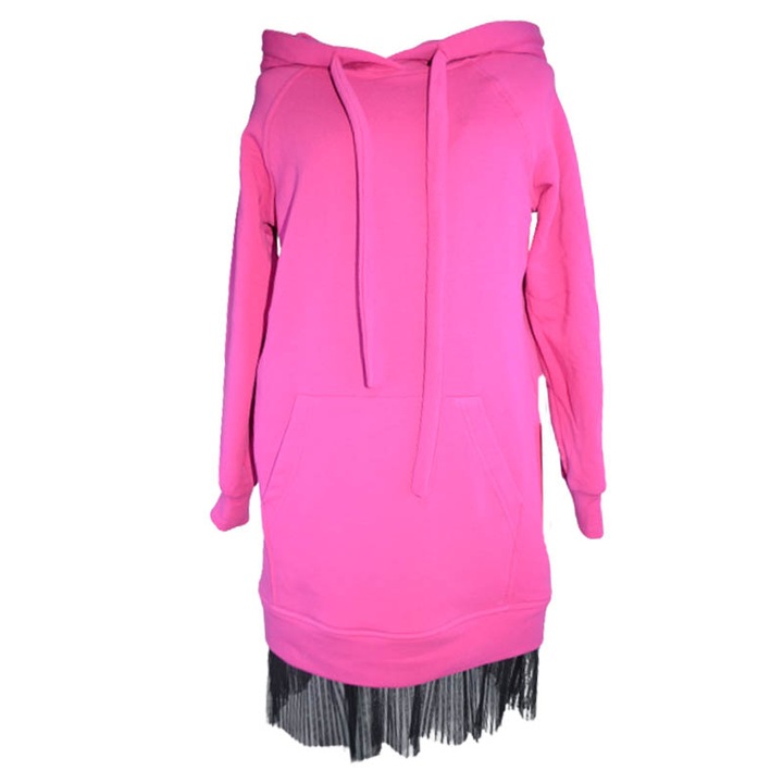 Rochie eleganta captusita pentru fete Viwa P-272, Fucsia 88647