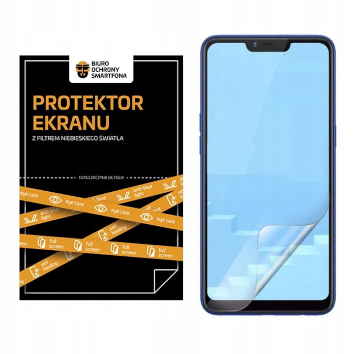 Защитно фолио за телефон, смартфон Biuro Ochrony, хидрогел, Realme C1 (2019)