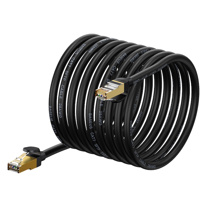 Мрежов кабел Baseus, RJ45, 15m, Черен