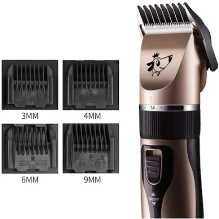 Aparat de tuns Aorlis, lama ceramica reglabila, wireless, 8200 rpm, pentru caini, pisici, ovine