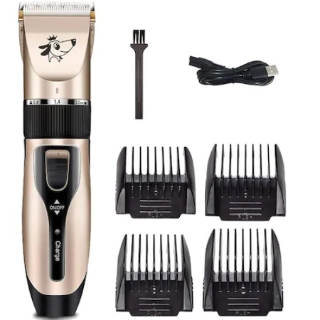 Aparat de tuns Aorlis, lama ceramica reglabila, wireless, 8200 rpm, pentru caini, pisici, ovine