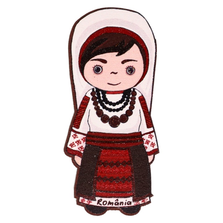 Магнит за хладилник Tarancuta from Romania, NO9933, 9 x 3,5 см, Многоцветен