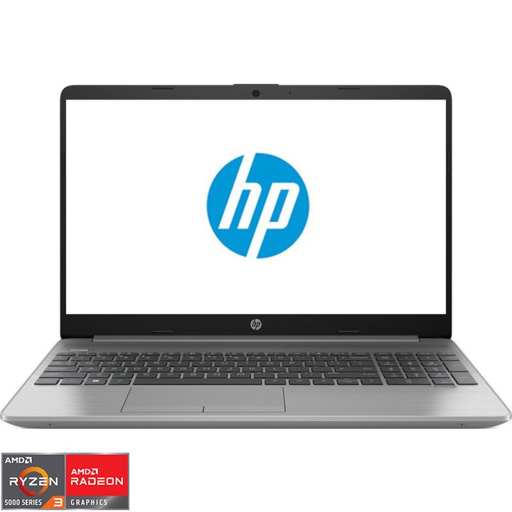 Laptop HP 255 G9 cu procesor AMD Ryzen™ 3 5425U pana la 4.1 GHz, 15.6" Full HD, IPS, 8GB, 256GB SSD, AMD Radeon™ Graphics, Free DOS, Silver