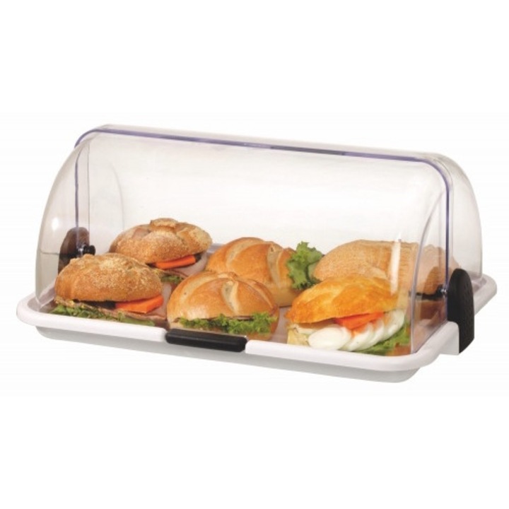 Suport pentru mancare, Bartscher, Plastic, 39x26 cm, Transparent