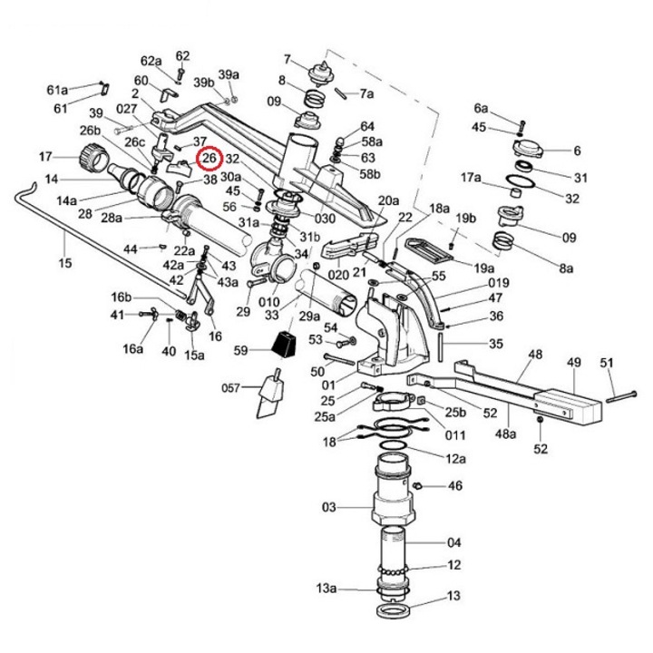 Syncro komplett pillangó/sugártörő, 30916