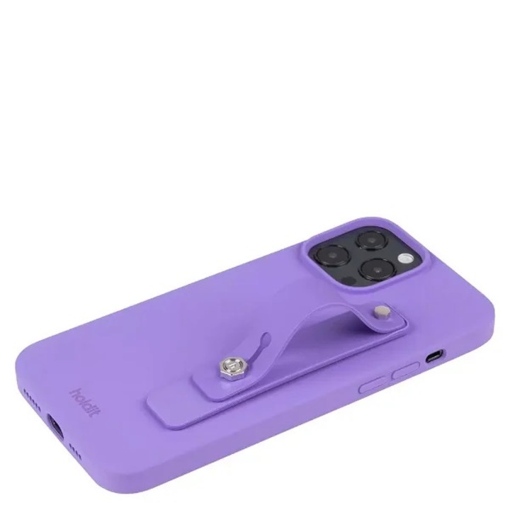 Curea husa telefon, Holdit, Silicon, Suport pentru telefon, Violet