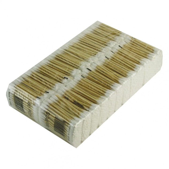 Betisoare de Urechi Bio, Bumbac Bio, 60 Buc/Set, 20 pachet