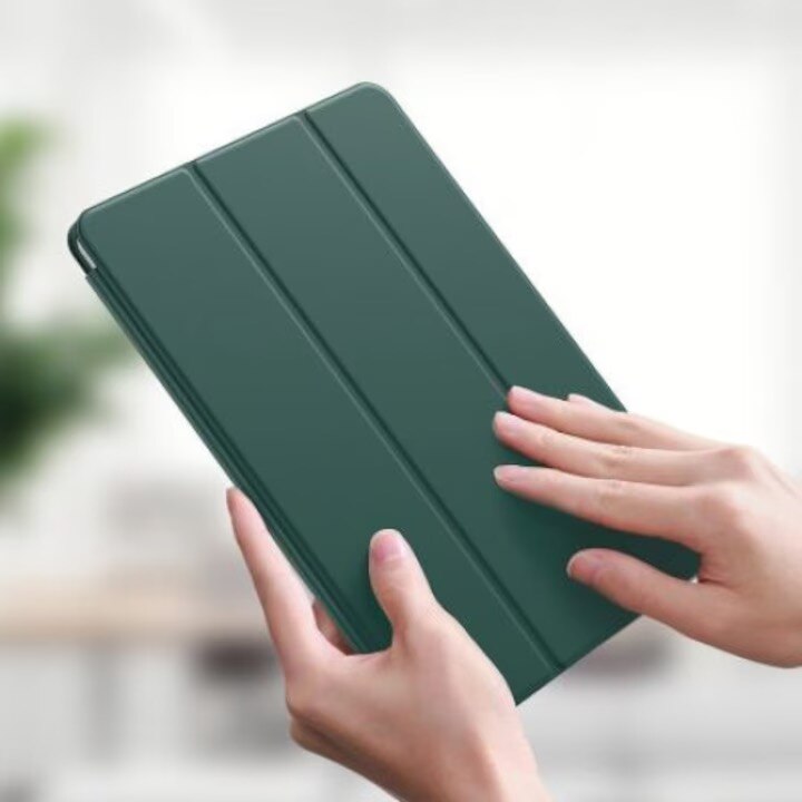 Husa pentru IPad 10.2" (2019-2021), cu suport Apple Pencil, Verde