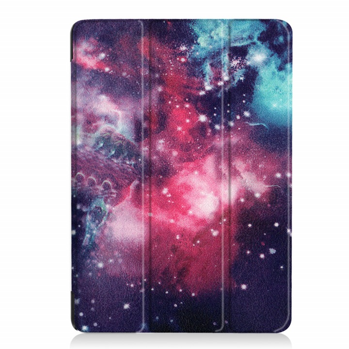 REVOMAG Premium Ultra Slim tok, Apple iPad 10 2022 készülékhez, 10.9", Galaxy mintás