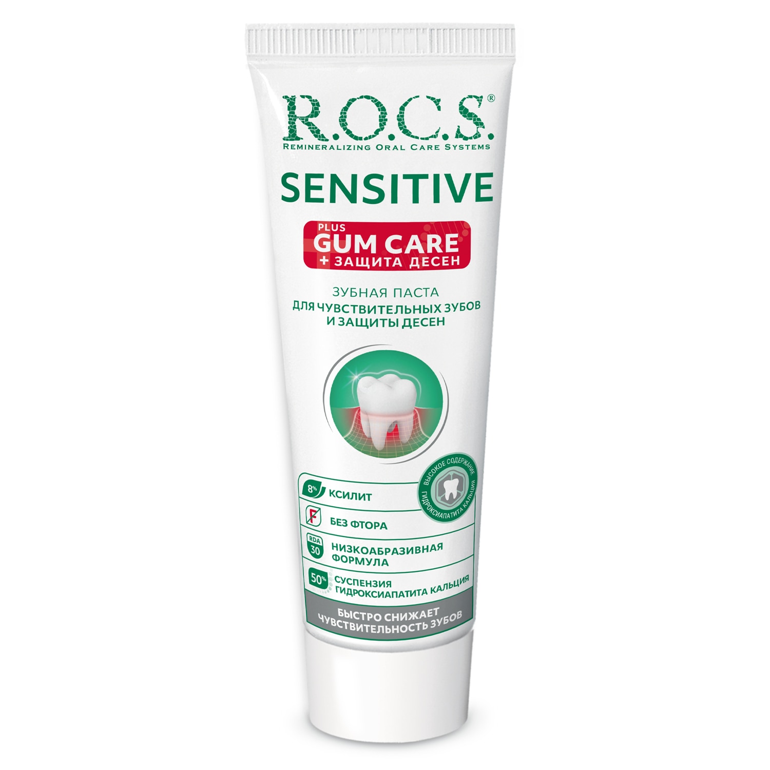 Паста за зъби ROCS Sensitive Plus Gum Care, 94гр - eMAG.bg