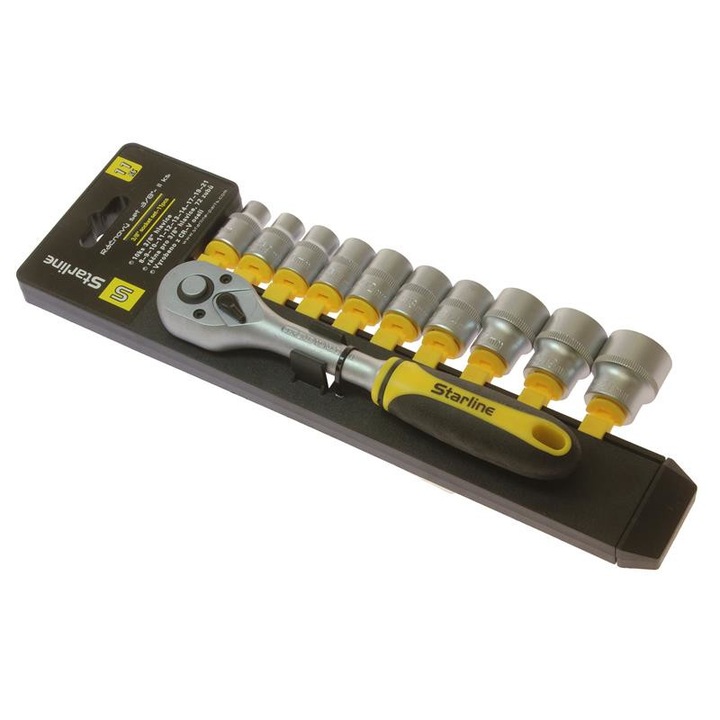 Set chei Starline 3/8" 11 piese