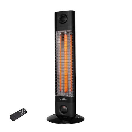 Incalzitor Veito CH1800RT 1,8kW, Electric, Infrarosu, Interior-Exterior, fibra Carbon, Aluminiu, Termostat