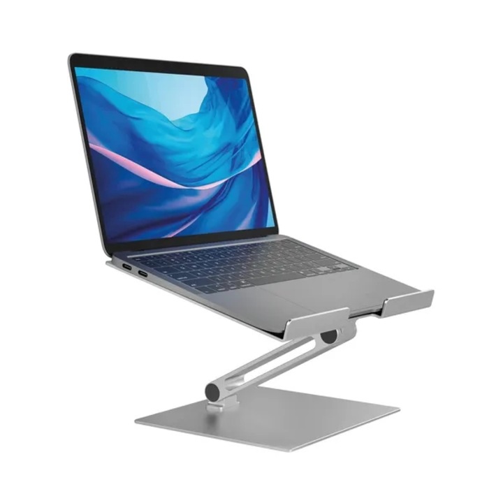 Suport pentru laptop Durable, Rise, reglabil pe inaltine, pliabil, argintiu