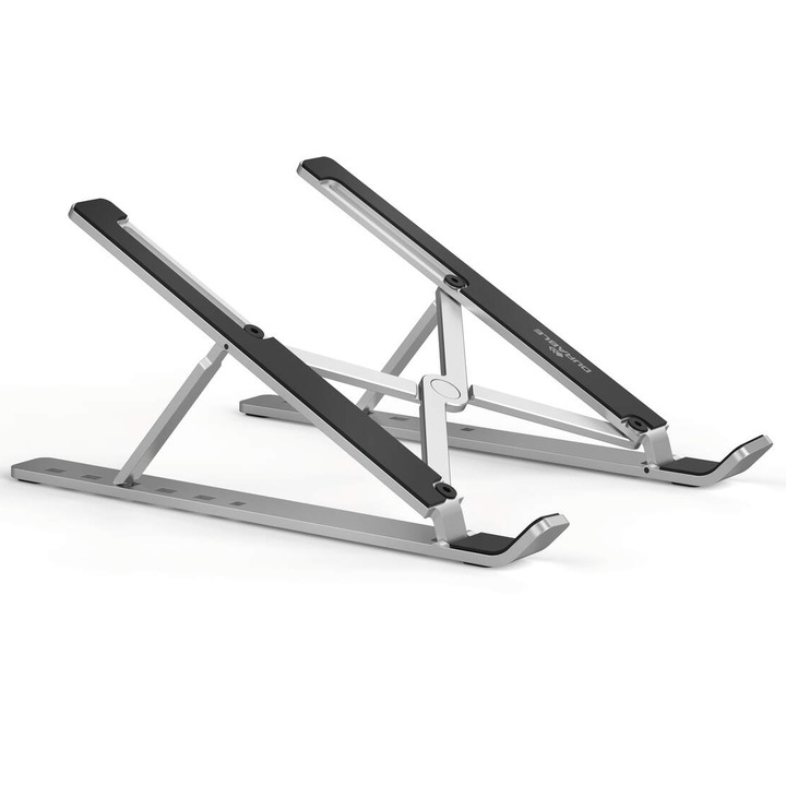 Suport pentru laptop Durable, Fold, pliabil, argintiu
