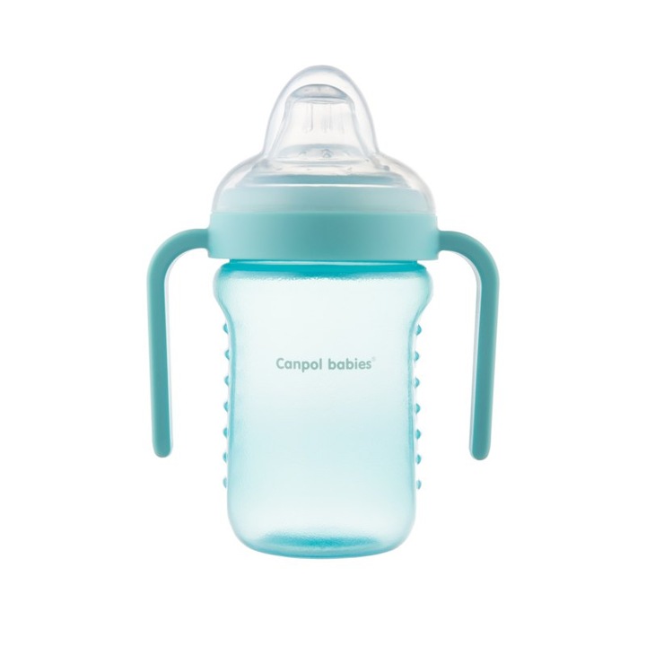 Детска чаша, Canpol babies, синя, 220 мл