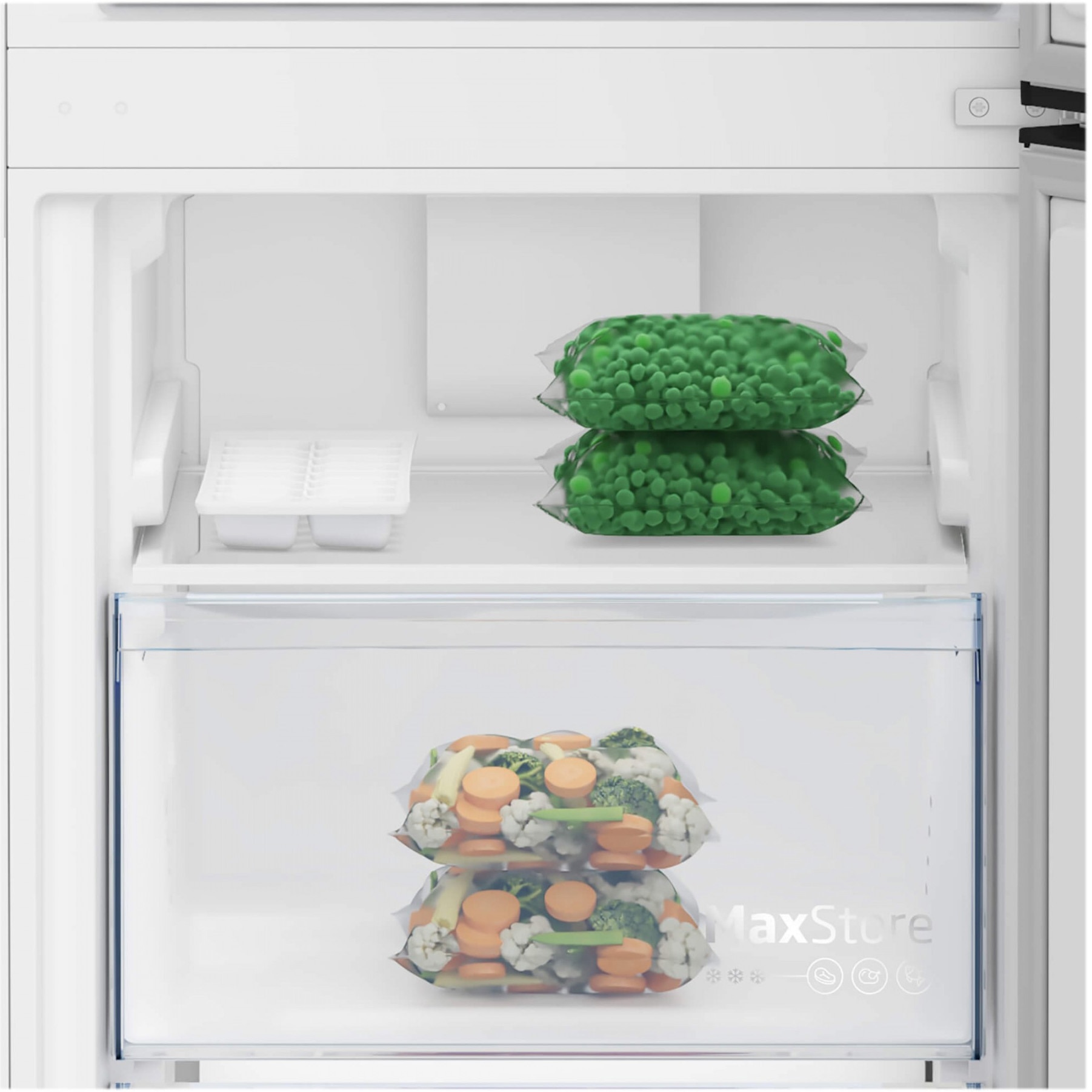 Хладилник с фризер Beko B1RCNA364XB, 316 л, Клас E, No Frost, AeroFlow ...