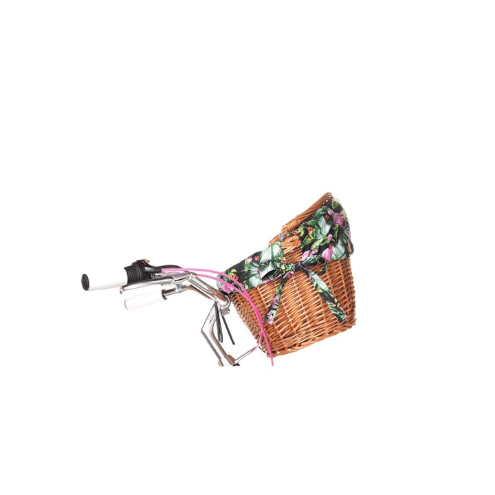 Husa cos bicicleta Wild Flamingos, Embassy, Poliester, 55x38 cm, Multicolor