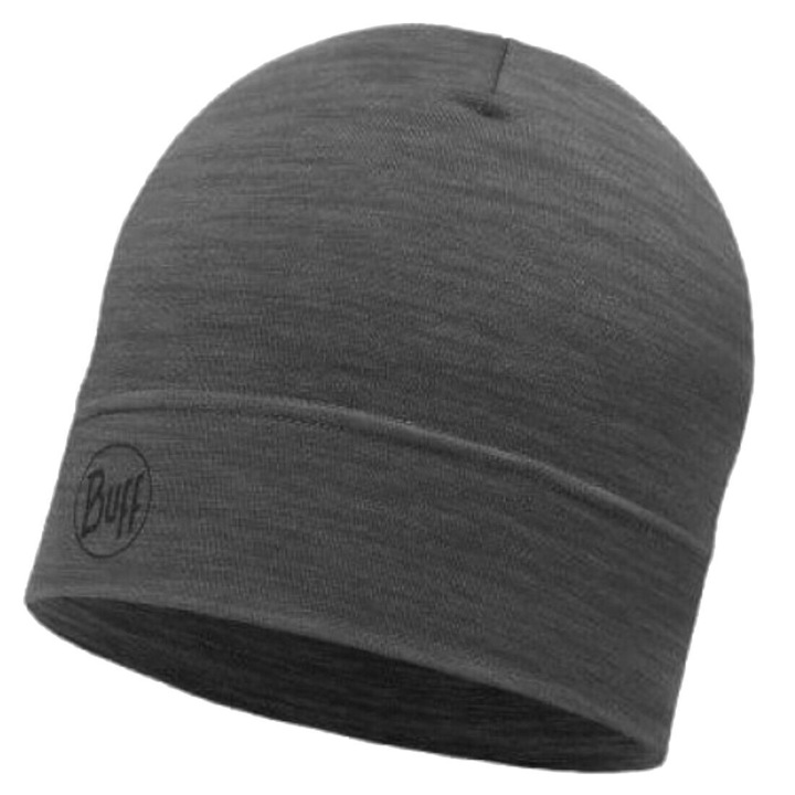 Buff kalap könnyű gyapjú Solid Grey modell felnőtteknek