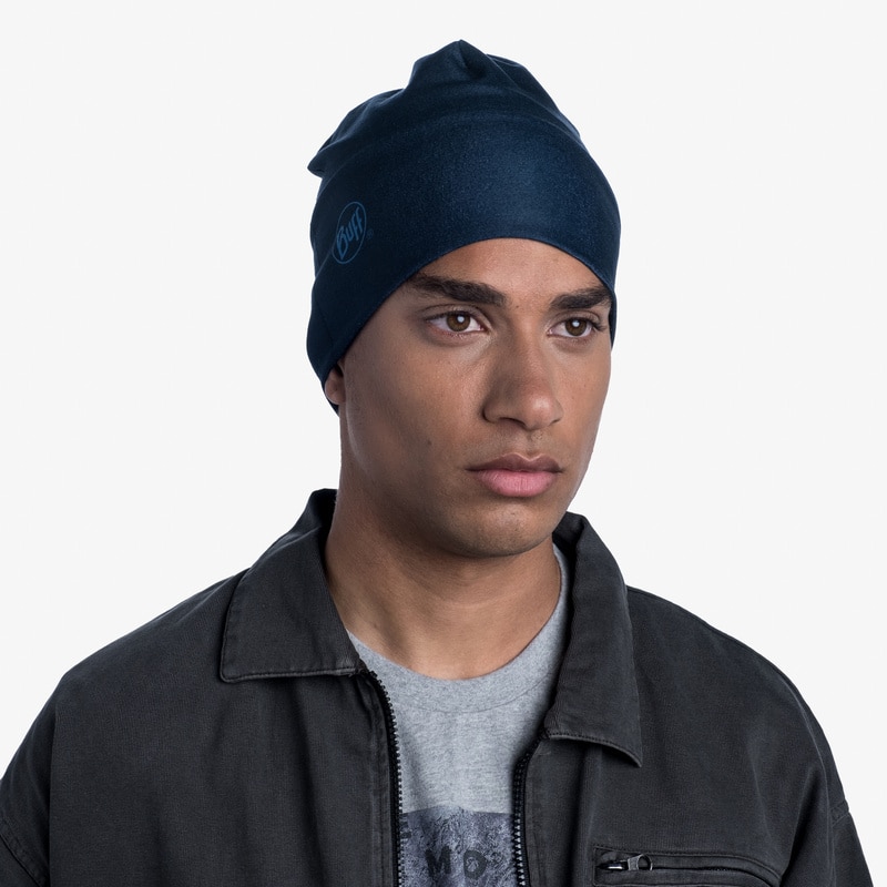 Buff ThermoNet Multifunktionstuch S-WAVE BLUE – Aus Recycelten PET-Flaschen, Winddicht, Atmungsaktiv