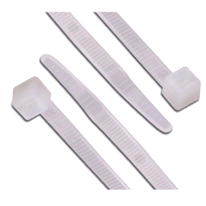 Kábelkötegelő 370x4,8 mm fehér (gyorskötöző) 100 db/csomag