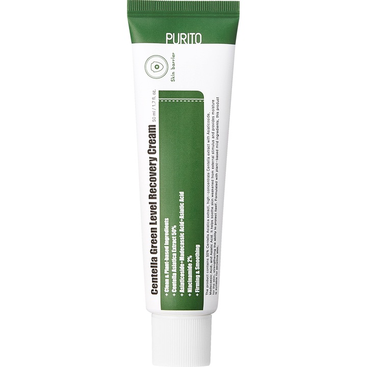 Purito Centella Green Level Recovery arckrém, regeneráló, 50 ml