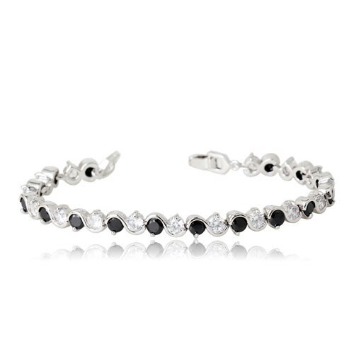 Bratara Crystal Courves BW