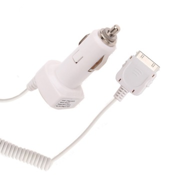 Incarcator Auto Celly pentru Iphone 3/3Gs/4/4S, Alb Incarcator Auto Celly pentru Iphone 3/3Gs/4/4S, Alb