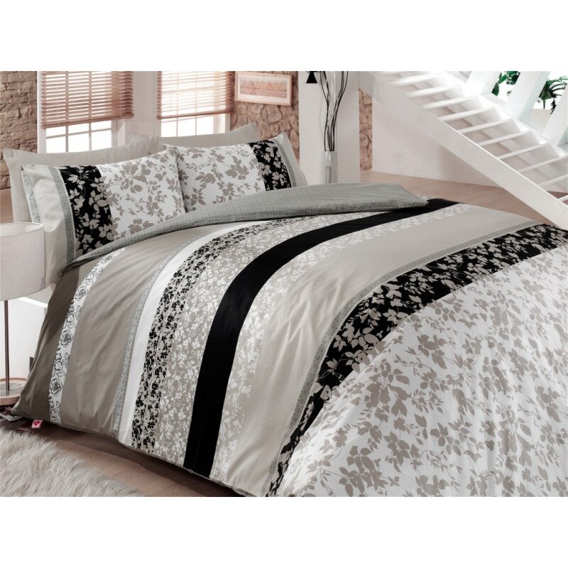 Lenjerie pt. pat matrimonial din BUMBAC 100% Ranforce COTTONBOX Deborah