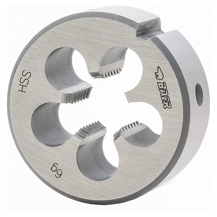 Filiera M20X1.0, filet metric fin, DIN EN 22568, DIN 223, HSS