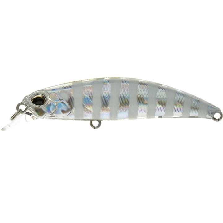 Vobler DUO Ryuki 60S SW 6cm 6.5g GJA0101 Zebra Glow, pentru pescuit la pastrav, clean sau biban