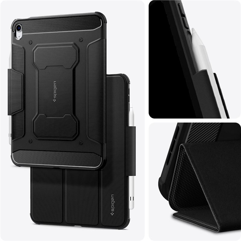 Husa Spigen Rugged Armor Pro compatibila cu iPad 10.9 inch 2022 Black