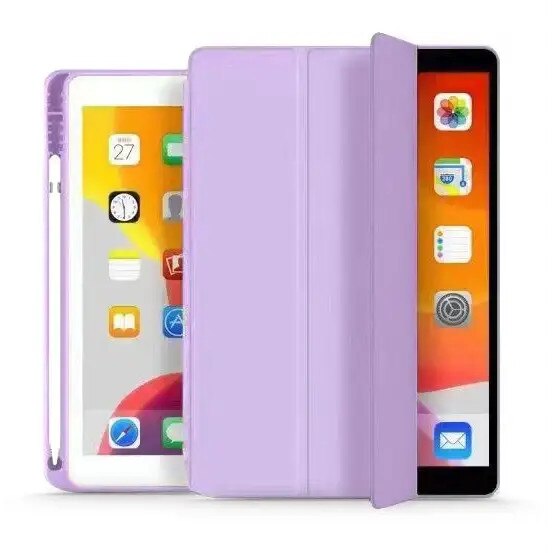 Husa Tech-Protect Smartcase Pen compatibila cu iPad 10.2 inch 2019/2020/2021 Violet