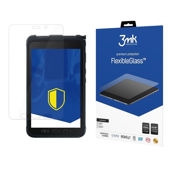 Скрийн протектор 3mk FlexibleGlass™ за Samsung Galaxy Tab Active 3 8.3''