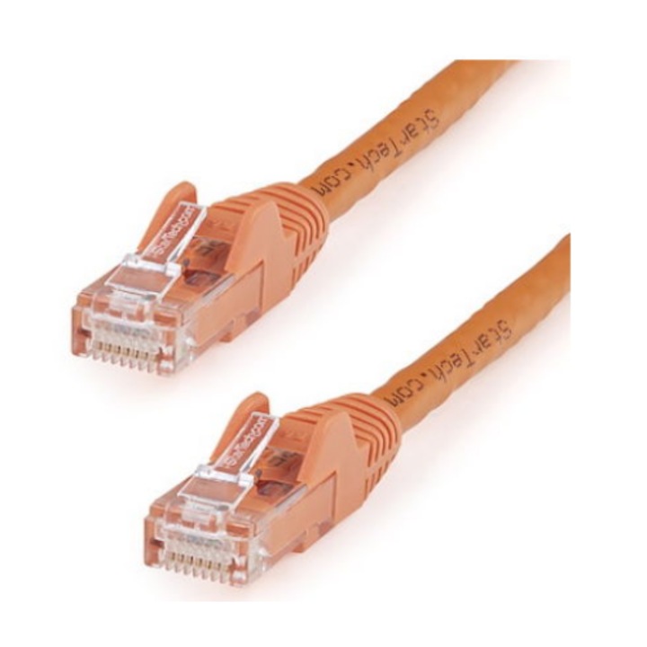 Cablu UTP StarTech N6PATC2MOR, RJ45, Cat6, 2m Portocaliu