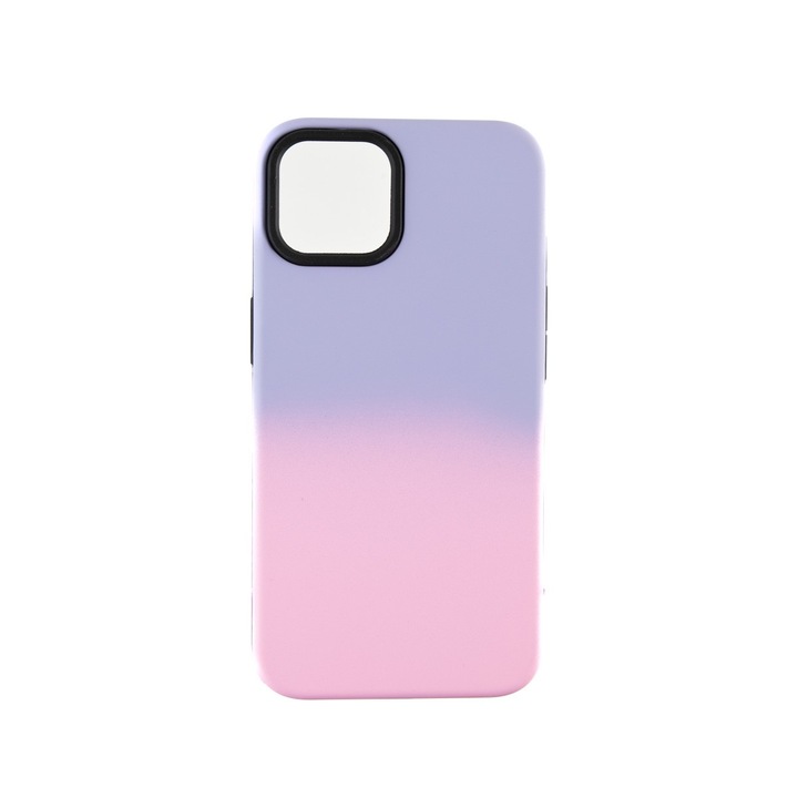 Capac Protectie Spate Colectia Gradient Compatibil Cu iPhone 14 Plus - Roz Deschis
