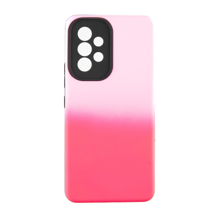 Capac Protectie Spate Colectia Gradient Compatibil Cu Samsung Galaxy A53 5G - Roz Inchis