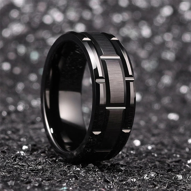 Inel Inox Inel inox 5109E, Sic Moda, Negru, 11 US, 65 mm - eMAG.ro