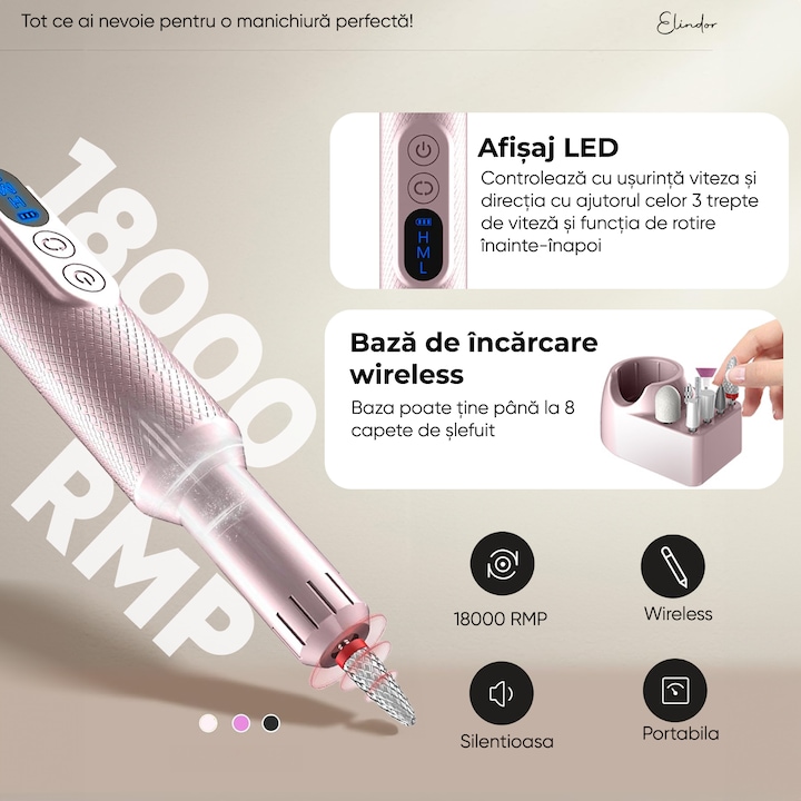 Freza unghii viteze Elindorr