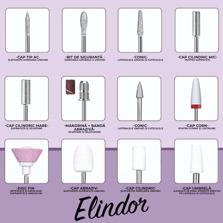 Freza unghii wireless baterie