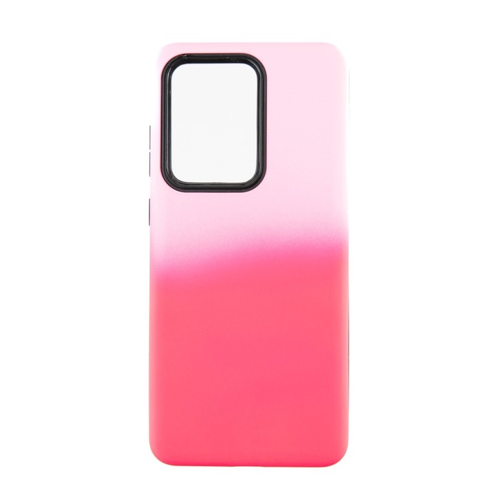 Capac Protectie Spate Colectia Gradient Compatibil Cu Samsung Galaxy S20 Ultra - Roz Inchis