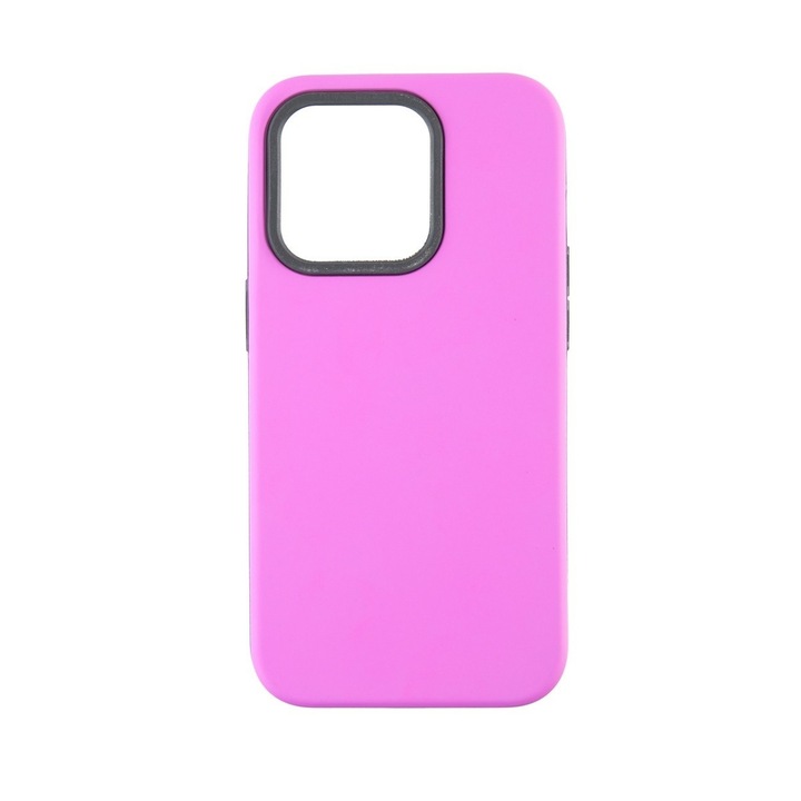 Capac Protectie Spate Colectia Colourful Compatibil Cu iPhone 14 Pro - Mov