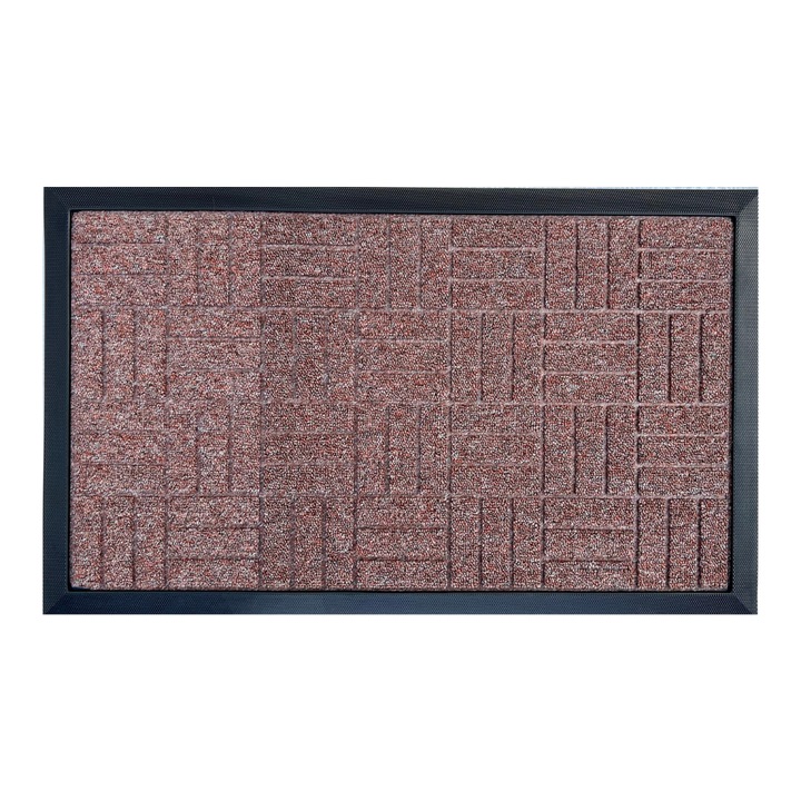Beltéri és kültéri csúszásmentes bejárati szőnyeg, VIGO Barna, 45x75 cm
