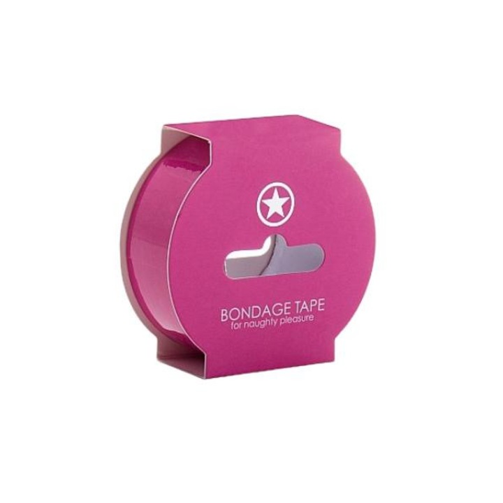 Бондж лента Ouch!, Незалепваща, 17.5 м, Розов