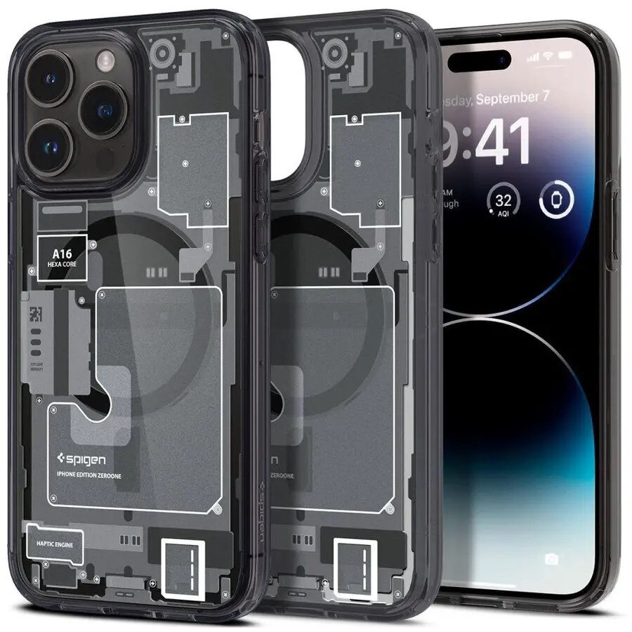 Carcasa Spigen Ultra Hybrid MagSafe compatibila cu iPhone 14 Pro Max Zero One