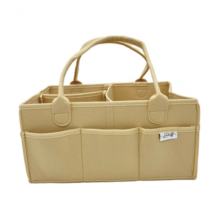 Bézs filc pelenka, kiegészítő tartó, Zuluff