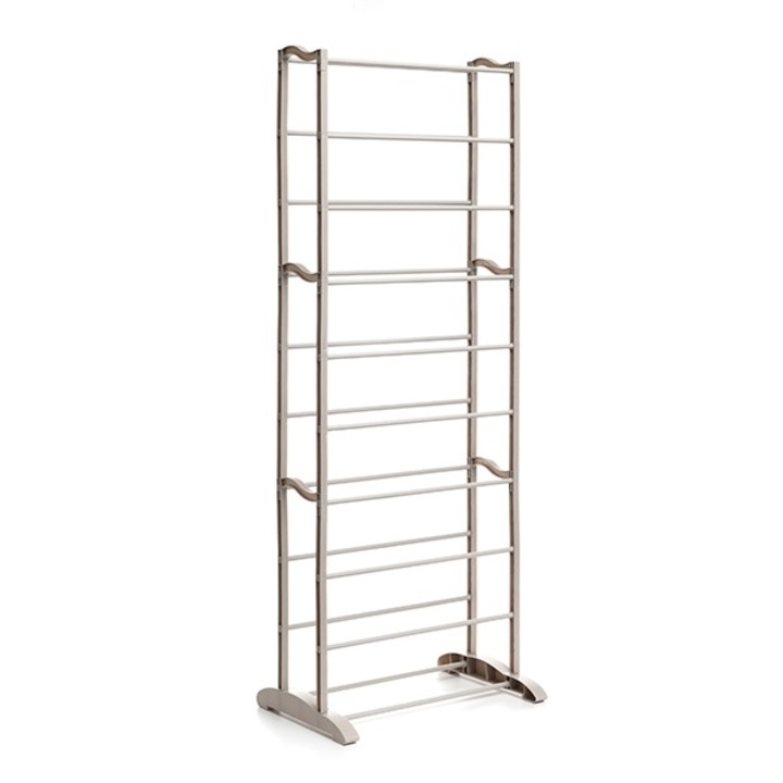 Pantofar InnovaGoods Home Organize, 20-30 perechi, 10 rafturi, din plastic si otel