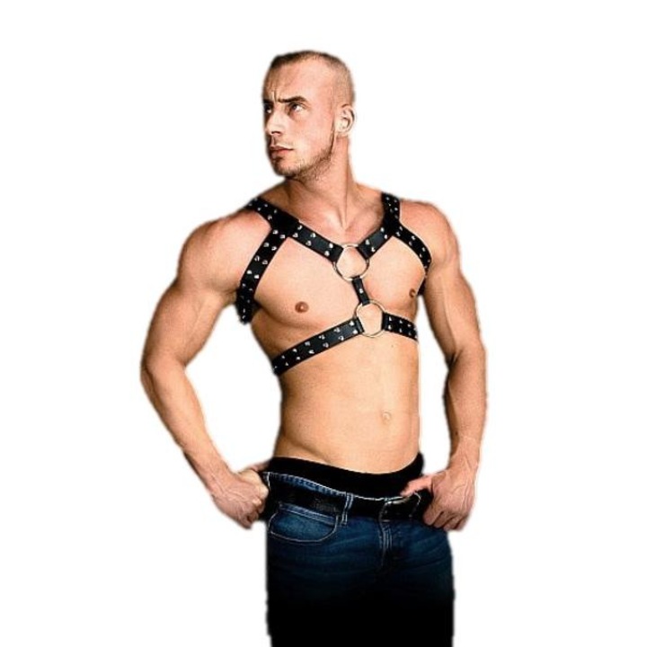 Hám céltáblákkal, Ó, ökológiai bőr, fekete