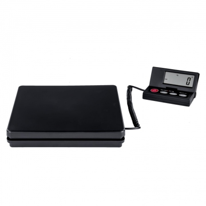 Електрическа везна, Steinberg Systems, Пластмаса, 50kg/2g, Черна