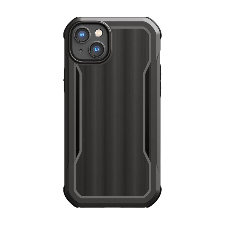 Кейс Raptic X-Doria Fort Case за iPhone 14 Plus with MagSafe, брониран гръб, черен
