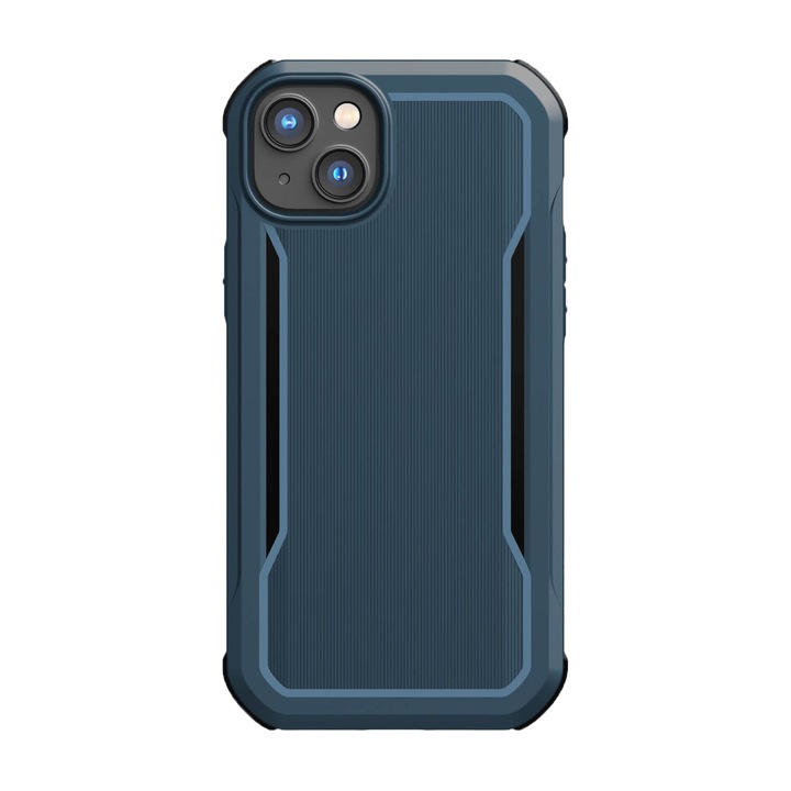 Кейс Raptic X-Doria Fort Case за iPhone 14 with MagSafe, брониран гръб, син